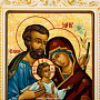 Икона "Святое семейство" с перламутром, фотография 2. Интернет-магазин ЛАВКА ПОДАРКОВ